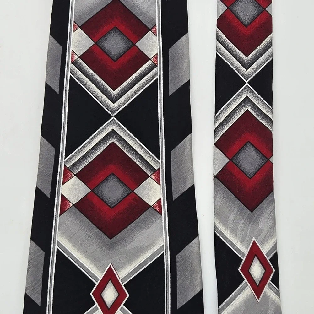 Conte di‎ Milano Silk Tie Mens Geometric Designer Formal Dress Neckwear 58x4
